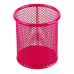 Стакан для ручок метал “Сітка“ 802-З, кольоровий 9,5х8,5 см KNZ