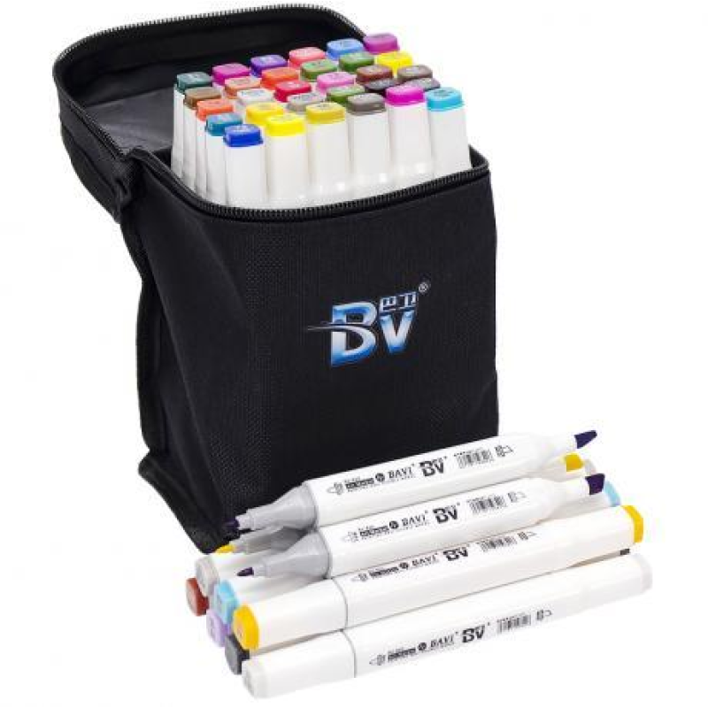 Набір скетч-маркерів 30 кольорів BV800-30 в сумці KNZ