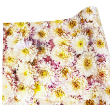 Крейдований папір - Хризантеми, Unison, PVM10-18 KNZ