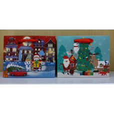 Подарункові пакети новорічні 45,5x32,5x13см, Unison, 9068A KNZ