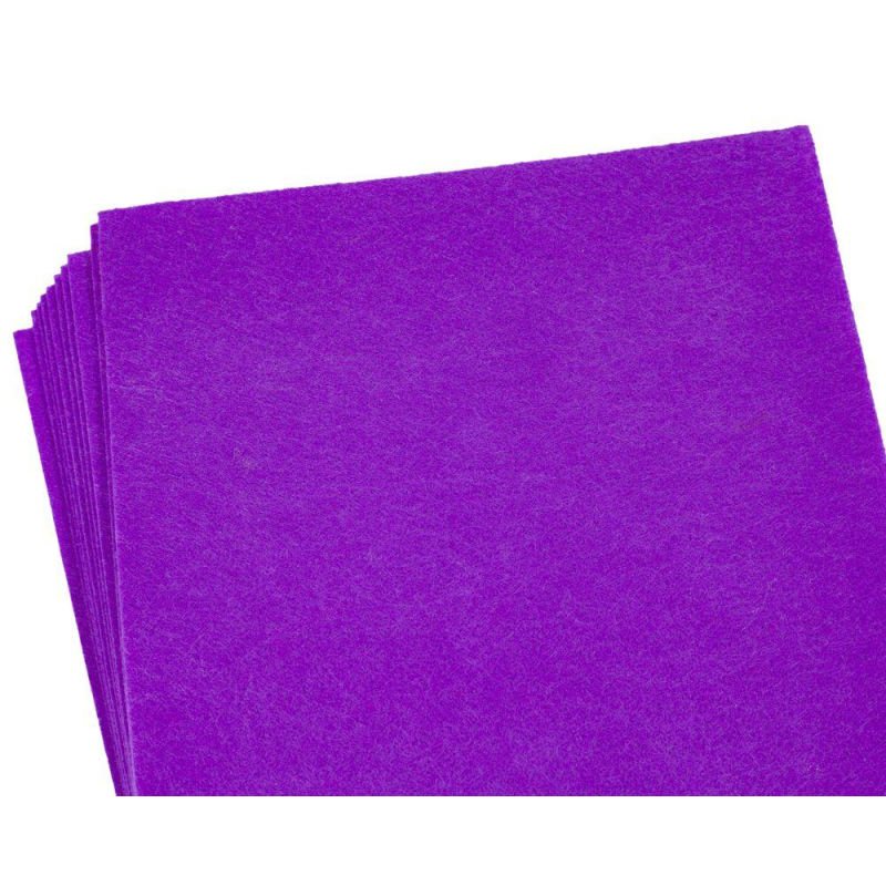 Фетр А4, 1,2мм (10 листів) бузковий 170HQ-037 KNZ
