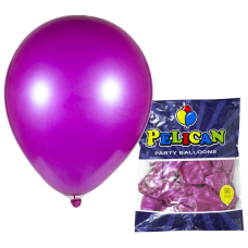 Кульки повітряні Pelican 12“ (30 см) перламутр бордовий 50шт/уп 1250-752 KNZ