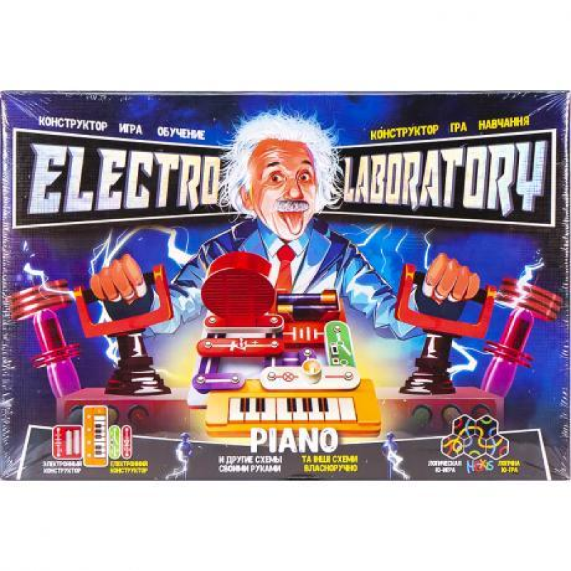 Дитячий електронний конструктор Піаніно “Electro Laboratory Piano“ Danko Toys ELab-01-02 KNZ