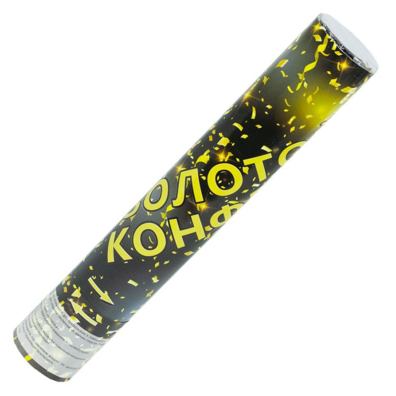 Хлопушка пневматична “Конфетті“ 30см 15гр KNZ Хлопушка пневматична “Конфетті“ 30см 15гр KNZ