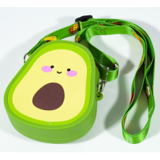 Сумка силіконова “Авокадо-мордочка“ з довгою ручкою, 11*10см KNZ