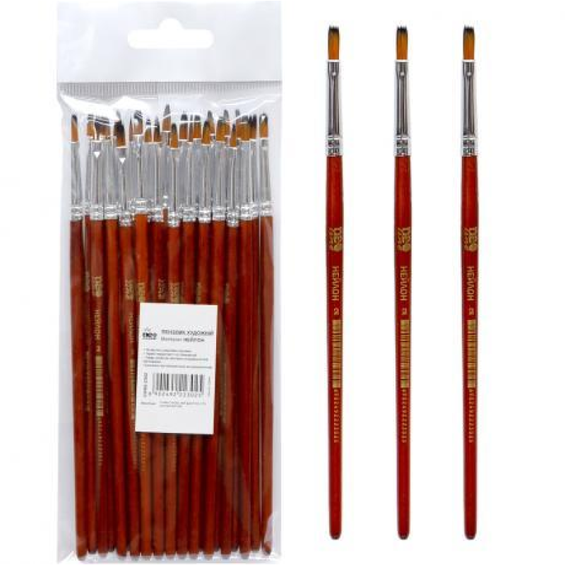 Пензель нейлон плоский №2 Neo Line2302-BNS KNZ