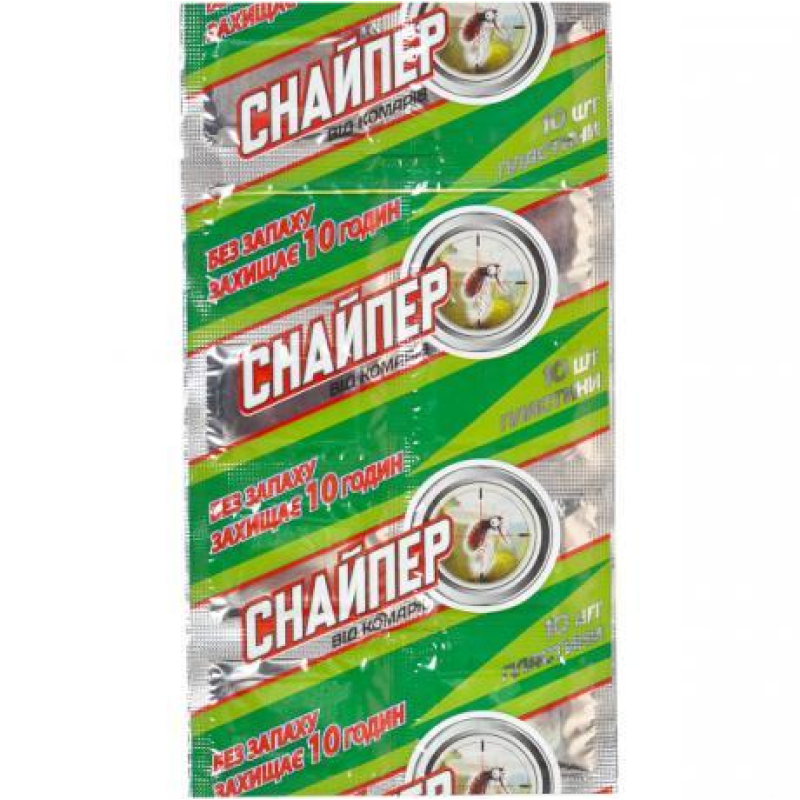 Пластина для фумігатора “Снайпер“ 10 пластин KNZ Пластина для фумігатора “Снайпер“ 10 пластин KNZ