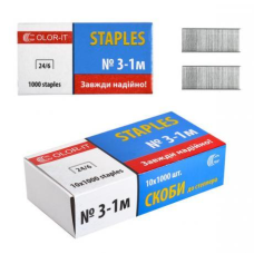 Скоби для степлера No24 “С“ 1000шт KNZ