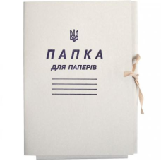 Папка для паперів картонна на зав“язках KNZ