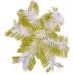 Прикраса “Сніжинка“ з дощику 23 см KNZ Прикраса “Сніжинка“ з дощику 23 см KNZ