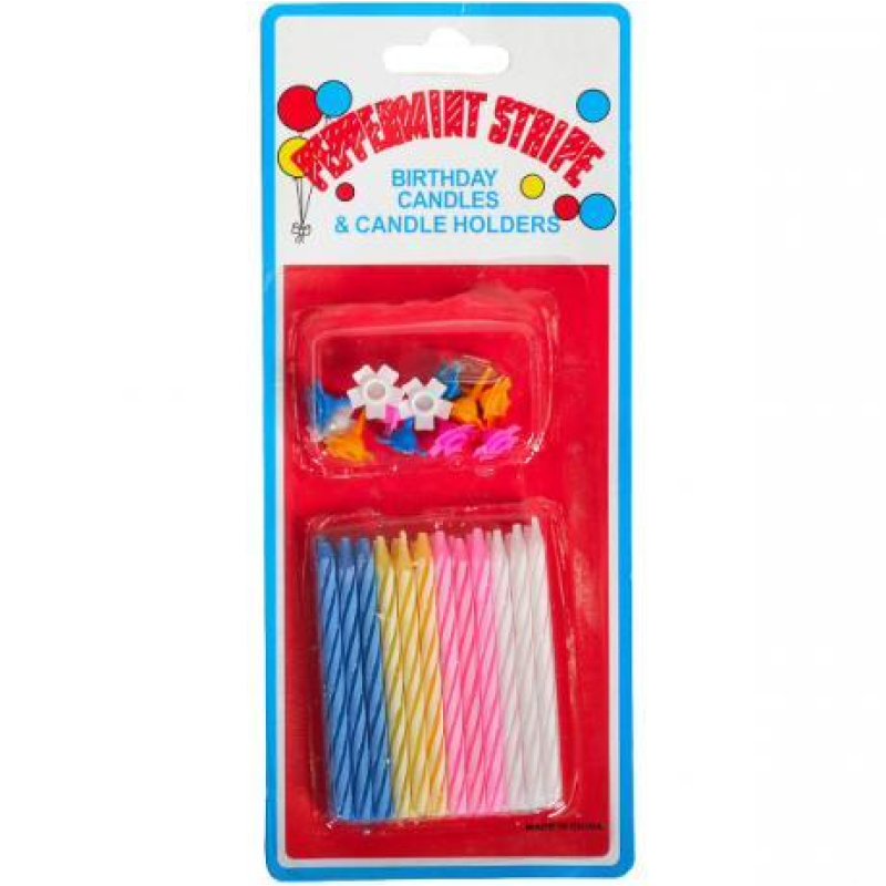 Набір свічок для торта 24 штуки KNZ Набір свічок для торта 24 штуки KNZ