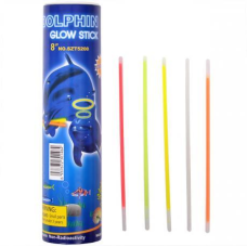 Неонова паличка - браслет, що світиться 20 см 100 штук | Глоустик KNZ