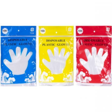 Рукавички одноразові поліетиленові 100шт/уп 4-05 KNZ
