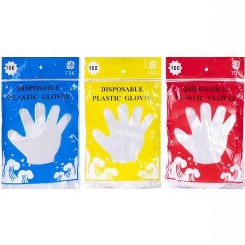 Рукавички одноразові поліетиленові 100шт/уп 4-05 KNZ