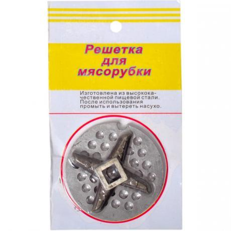 Решітка та ніж для м“ясорубки на блістері KNZ