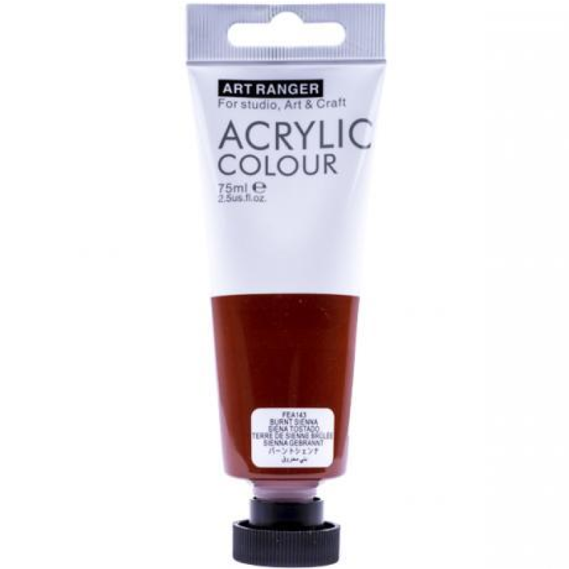 Фарба акрилова “Art Ranger“ Acrylic 143 “Burnt sienna“ 75мл KNZ