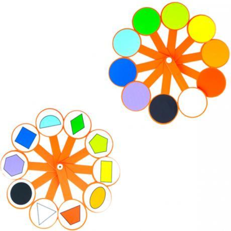 Віяло кольорів і геометричних фігур KNZ