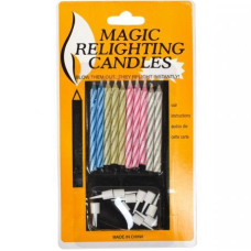 Набір свічок для торта 10-87 “Незатухаючі“ 10 штук HB1007 KNZ