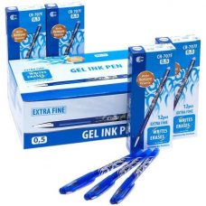 Ручка “пише-стирає“ синя 0,5мм “С“ CR-707F KNZ