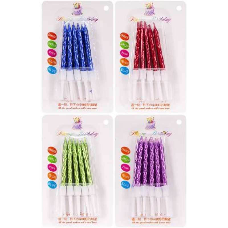 Свічки для торта 10-91 “Металік“ KNZ