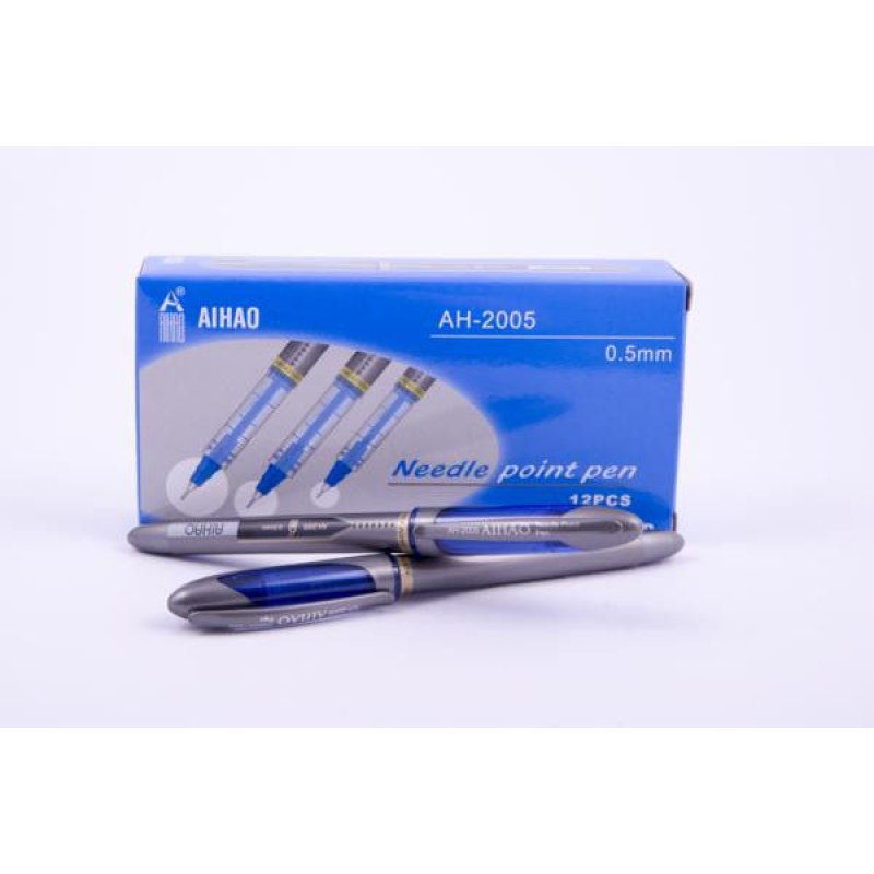 Ручка капілярна Aihao AH2005 синя KNZ