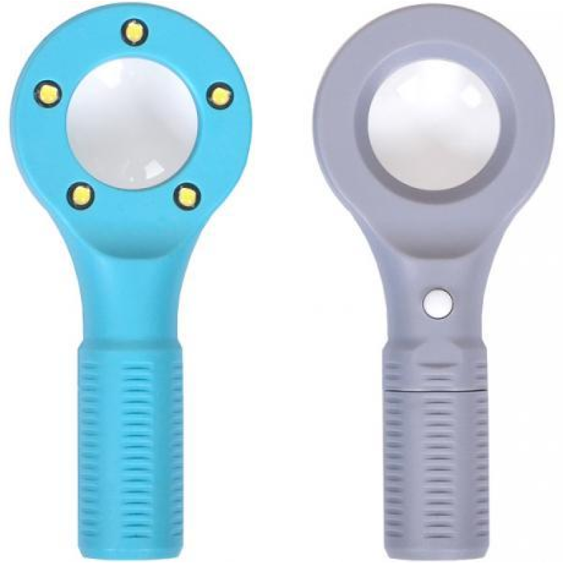 Лупа з підсвічуванням 5 LED лампочок D25мм KNZ