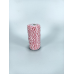 Мотузка червоно-біла 2 ммх100 м декоративна D06001 -red white KNZ