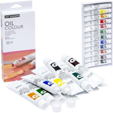 Олійні художні фарби 12 мл 12 кольорів “Art Ranger“ “Oil“ EO1212C-3 KNZ