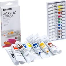 Акрилові художні фарби 12 кольорів 12мл “Art Ranger“ EA1212-3 KNZ