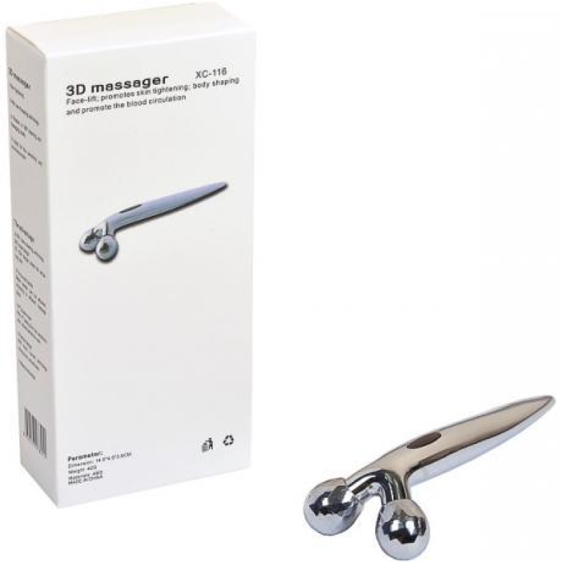 Масажер 3D для обличчя і тіла 14,5*4,8*3,6см KNZ Масажер 3D для обличчя і тіла 14,5*4,8*3,6см KNZ