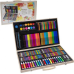 Художній набір для малювання в дерев“яній валізі 180 предметів, Набір комплект юного художника KNZ