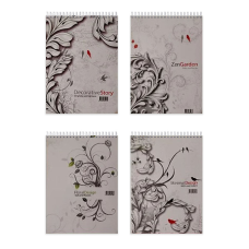 Блокнот для нотаток «Minimal», верхня пружина, А5, 50 аркушів, Офсет, клітинка, крейдована обкладинка KNZ