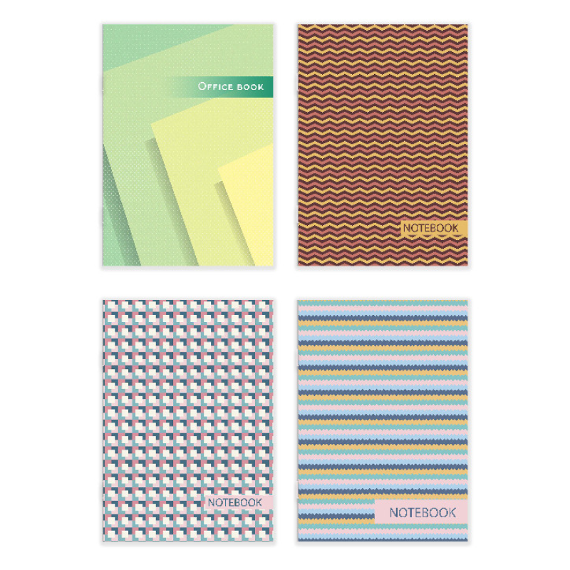 Тетрадь для нотаток « Notebook», А4, 48 аркушів, газетка, лінія KNZ