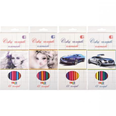 Олівець 12 кольорів CR555-12 White Night “З“ KNZ