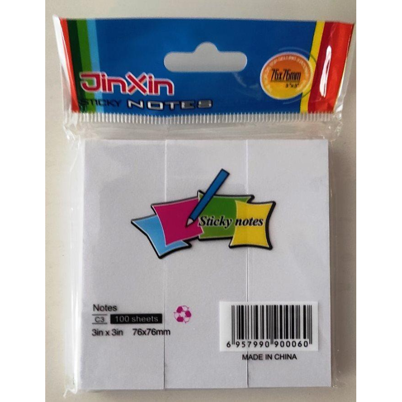 Папір для нотаток B2-42/C3-3 “стік“ 3*3 білий 100 аркушів KNZ Папір для нотаток B2-42/C3-3 “стік“ 3*3 білий 100 аркушів KNZ