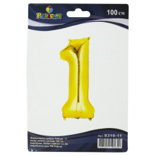 Цифра фольгована Pelican, “1“ золото 100см 831011 KNZ