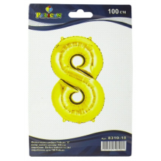 Цифра фольгована Pelican, “8“ золото 100см 831018 KNZ