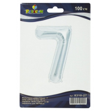 Цифра фольгована Pelican, “7“ сріб 100см 831027 KNZ