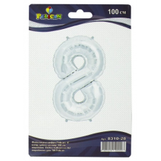 Цифра фольгована Pelican, “8“ сріб 100см 831028 KNZ