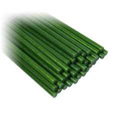 Клей сухий для термо пістолета зелений з глітером 1209 KNZ