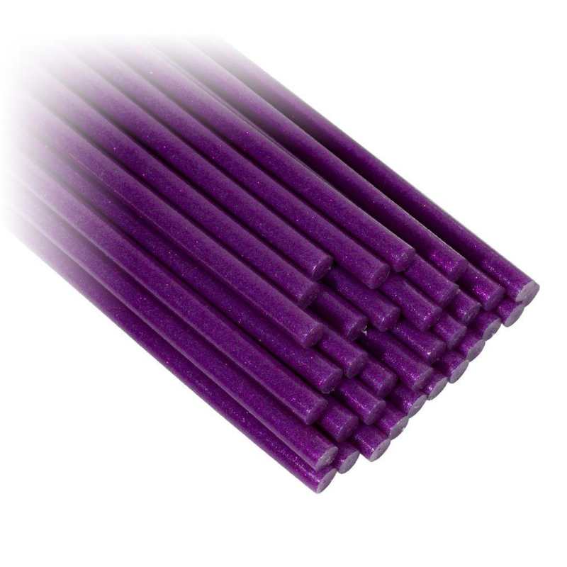 Клей сухий для термо пістолета рожевий з глітером 1208 KNZ