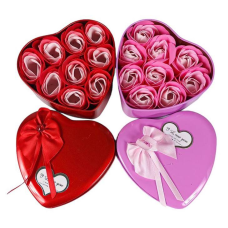 Набір подарунковий-“Троянди-9шт“ з мила в коробці-серце 12*12*4,5см 868-2 KNZ