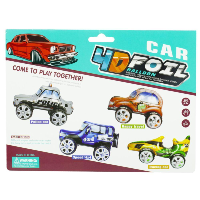 Фігура “стоячка“ поліцейське авто 65*38см 836642 KNZ Фігура “стоячка“ поліцейське авто 65*38см 836642 KNZ