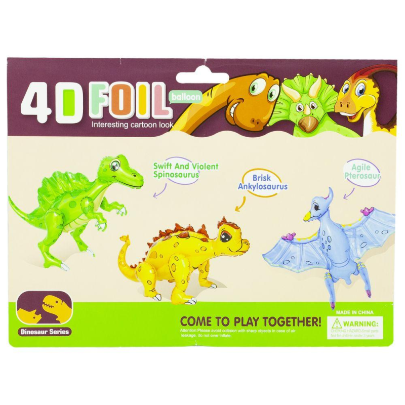 Фігура “стоячка“ зелений динозавр 75*65см 836604 KNZ