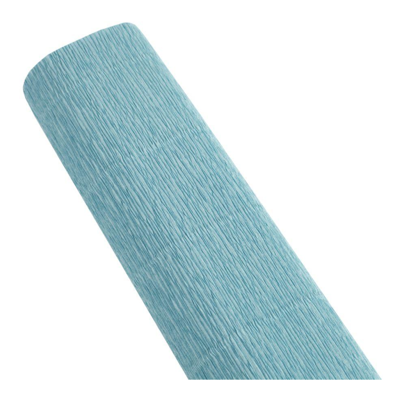 Папір гофрований 50х250см, 180г - блакитний пастельний, 17E/3 KNZ