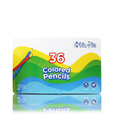 Олівці кольорові 36 кольорів “MARCO“ Colorite у металевому пеналі 1100-36TN KNZ