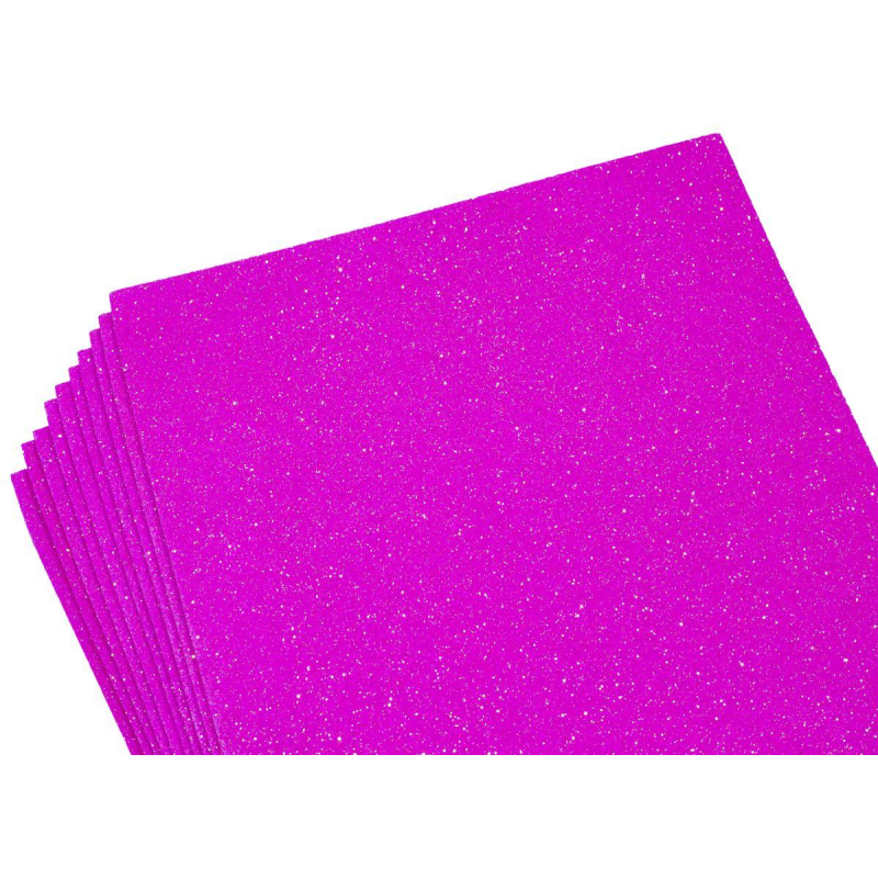 Фоаміран 1,8 мм малиновий з гліттером, переливається  різними квітами, 10507 KNZ