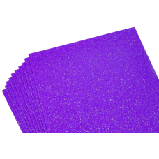 Фоаміран 1,8 мм фіолетовий з глітером, переливається  різними кольорами, 10508 KNZ