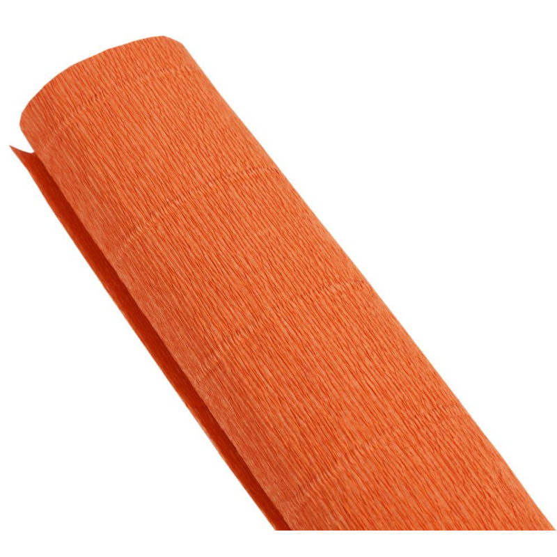 Папір гофрований 50х250см, 180г - морквяний, 17E/6 KNZ