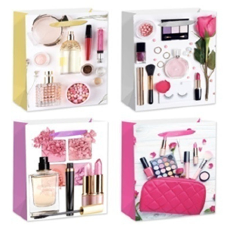 Пакет подарунковий, “Make-up“, 4 дизайни, 210 г, 26x32x10см, DV-2132 М KNZ